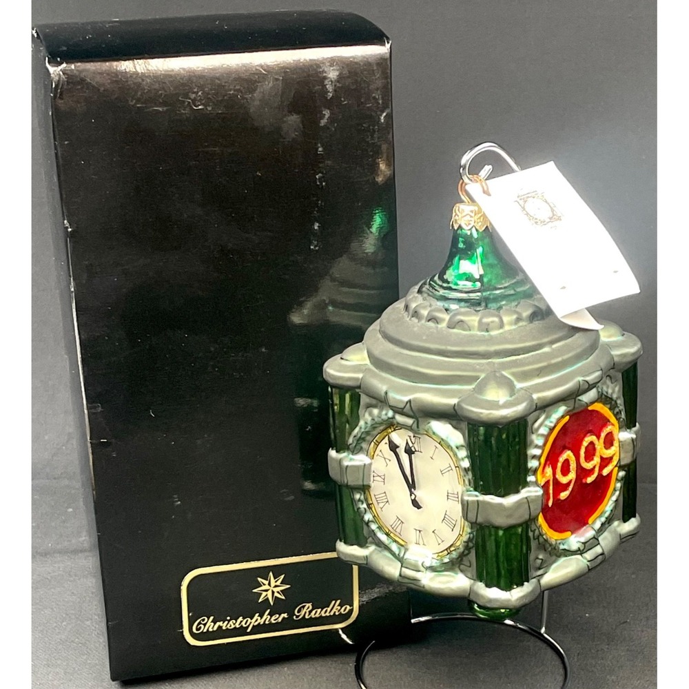 Christopher Radko Marshall Fields Clock Ornament 1999 Limited #278/5k w Box
